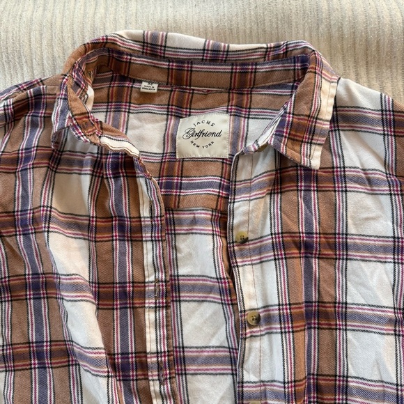 Jachs Girlfriend Multicolor Plaid Flannel - Picture 2 of 5